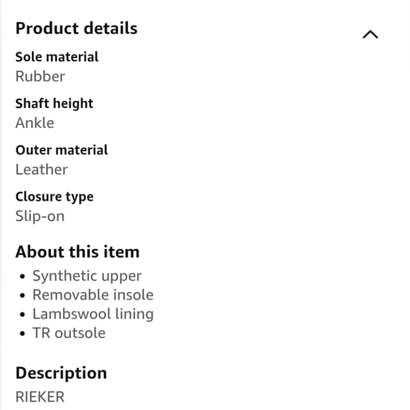 Rieker Women's Felicitas Z6684 Ankle Bootie Size 39 - Picture 10 of 10